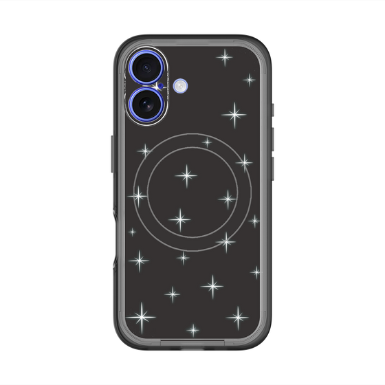 スリムプロテクションプレミアムケース with MagSafe［ Glitter - Black ］