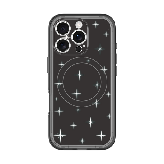 スリムプロテクションプレミアムケース with MagSafe［ Glitter - Black ］