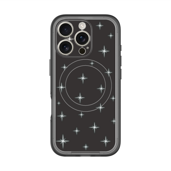 スリムプロテクションプレミアムケース with MagSafe［ Glitter - Black ］