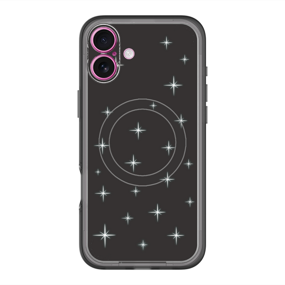 スリムプロテクションプレミアムケース with MagSafe［ Glitter - Black ］