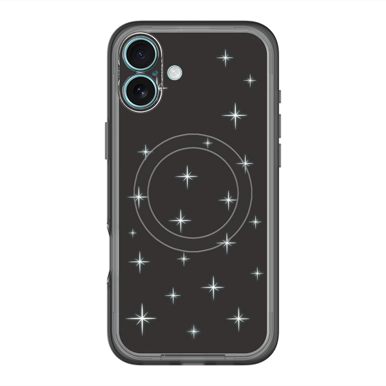スリムプロテクションプレミアムケース with MagSafe［ Glitter - Black ］
