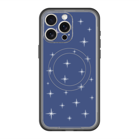 スリムプロテクションプレミアムケース with MagSafe［ Glitter - Blue ］
