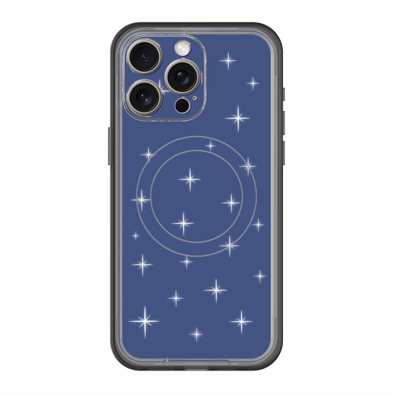 スリムプロテクションプレミアムケース with MagSafe［ Glitter - Blue ］