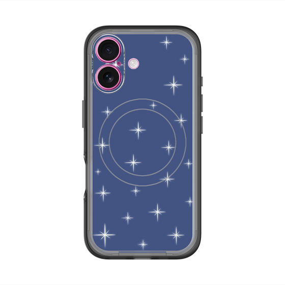 スリムプロテクションプレミアムケース with MagSafe［ Glitter - Blue ］
