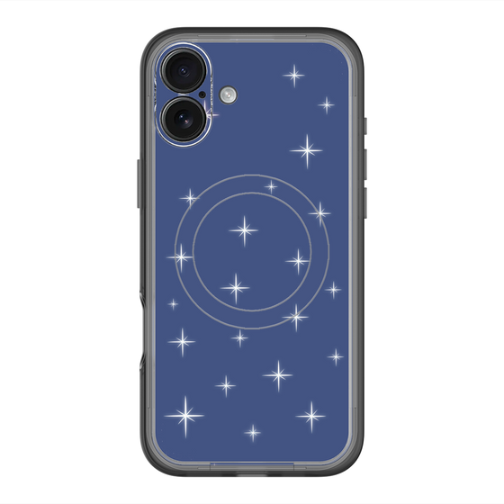 スリムプロテクションプレミアムケース with MagSafe［ Glitter - Blue ］