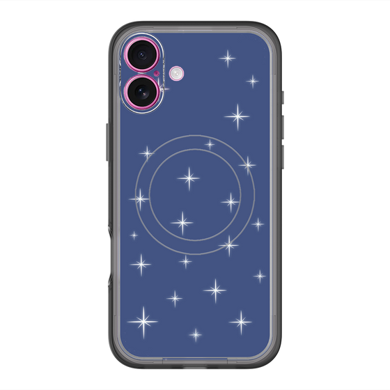 スリムプロテクションプレミアムケース with MagSafe［ Glitter - Blue ］