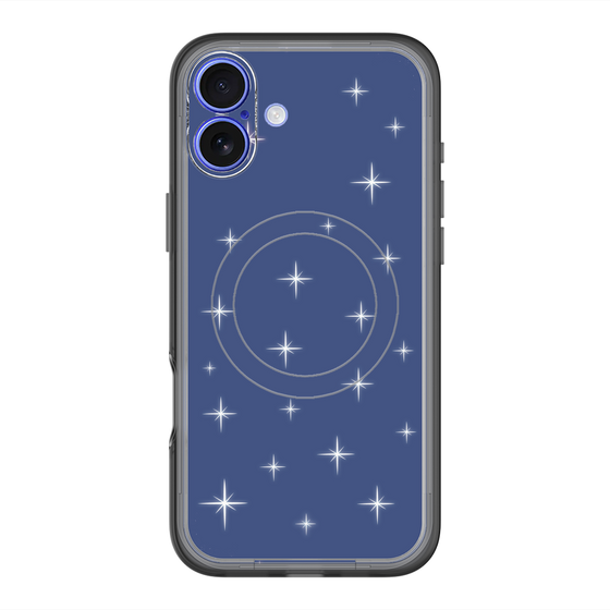 スリムプロテクションプレミアムケース with MagSafe［ Glitter - Blue ］