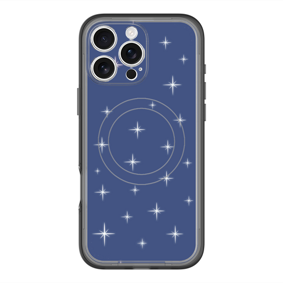 スリムプロテクションプレミアムケース with MagSafe［ Glitter - Blue ］