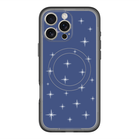 スリムプロテクションプレミアムケース with MagSafe［ Glitter - Blue ］