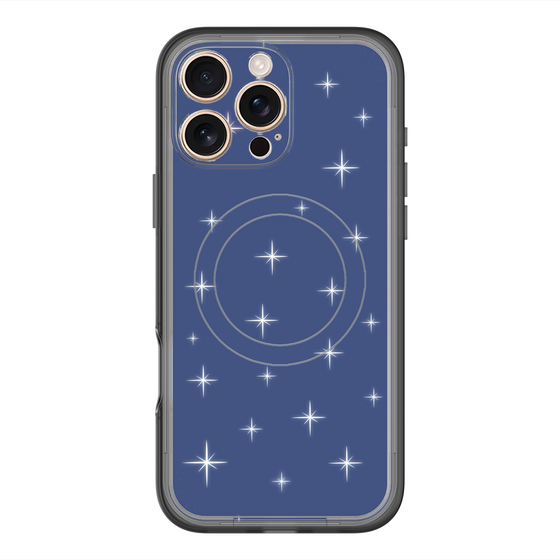 スリムプロテクションプレミアムケース with MagSafe［ Glitter - Blue ］