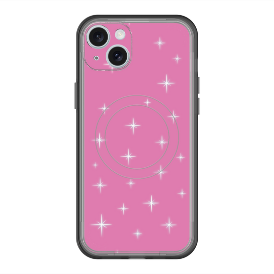 スリムプロテクションプレミアムケース with MagSafe［ Glitter - Pink ］