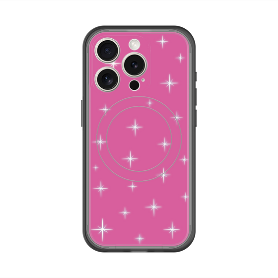 スリムプロテクションプレミアムケース with MagSafe［ Glitter - Pink ］