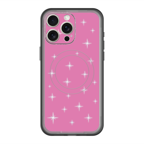 スリムプロテクションプレミアムケース with MagSafe［ Glitter - Pink ］
