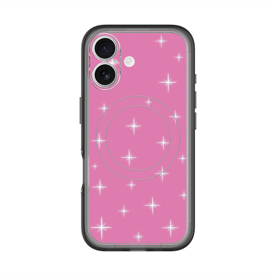 スリムプロテクションプレミアムケース with MagSafe［ Glitter - Pink ］