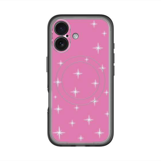 スリムプロテクションプレミアムケース with MagSafe［ Glitter - Pink ］