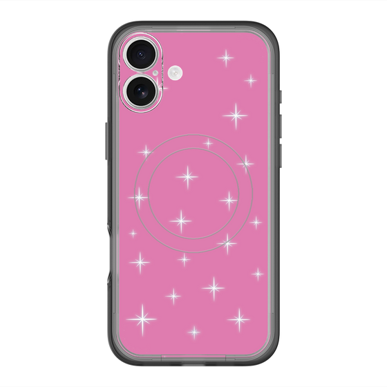 スリムプロテクションプレミアムケース with MagSafe［ Glitter - Pink ］