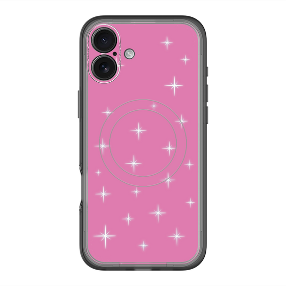 スリムプロテクションプレミアムケース with MagSafe［ Glitter - Pink ］