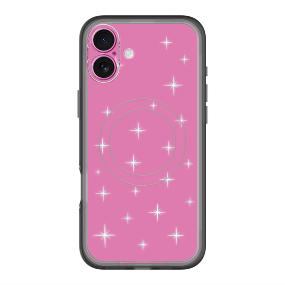 スリムプロテクションプレミアムケース with MagSafe［ Glitter - Pink ］