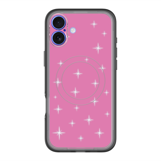 スリムプロテクションプレミアムケース with MagSafe［ Glitter - Pink ］