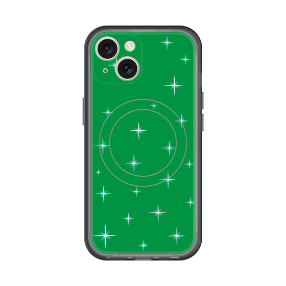 スリムプロテクションプレミアムケース with MagSafe［ Glitter - Green ］