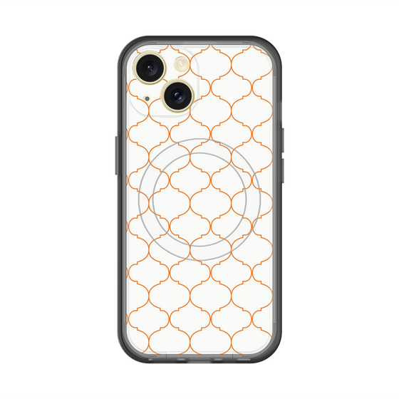 スリムプロテクションプレミアムケース with MagSafe［ Moroccan1 -Orange ］