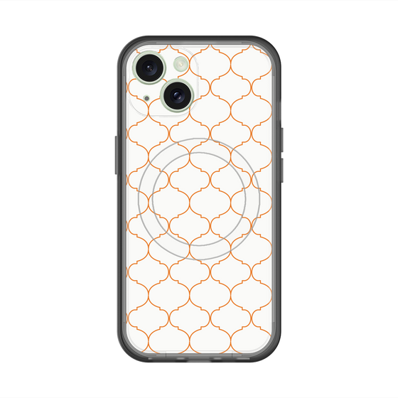 スリムプロテクションプレミアムケース with MagSafe［ Moroccan1 -Orange ］