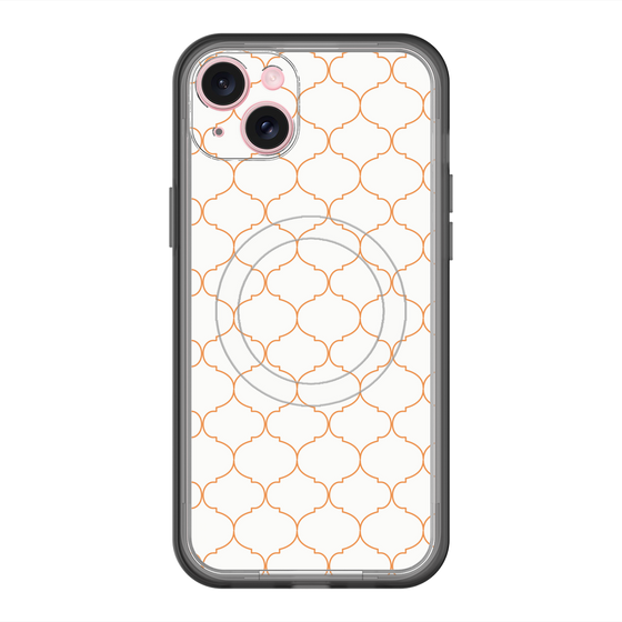 スリムプロテクションプレミアムケース with MagSafe［ Moroccan1 -Orange ］