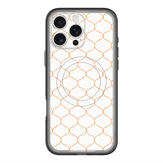 スリムプロテクションプレミアムケース with MagSafe［ Moroccan1 -Orange ］
