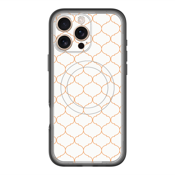 スリムプロテクションプレミアムケース with MagSafe［ Moroccan1 -Orange ］