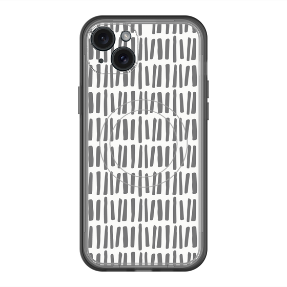 スリムプロテクションプレミアムケース with MagSafe［ Nordic - Black ］