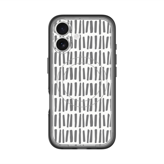 スリムプロテクションプレミアムケース with MagSafe［ Nordic - Black ］