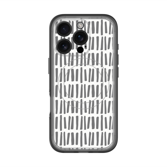 スリムプロテクションプレミアムケース with MagSafe［ Nordic - Black ］