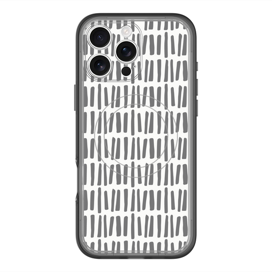 スリムプロテクションプレミアムケース with MagSafe［ Nordic - Black ］