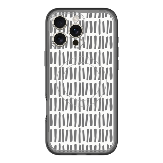 スリムプロテクションプレミアムケース with MagSafe［ Nordic - Black ］