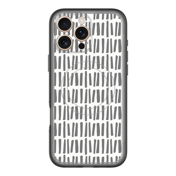 スリムプロテクションプレミアムケース with MagSafe［ Nordic - Black ］