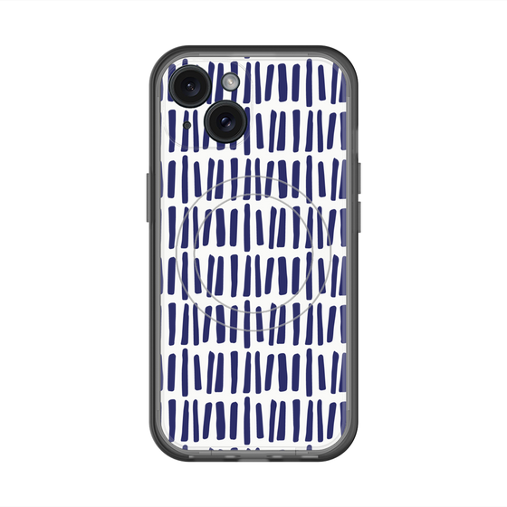 スリムプロテクションプレミアムケース with MagSafe［ Nordic - Blue ］