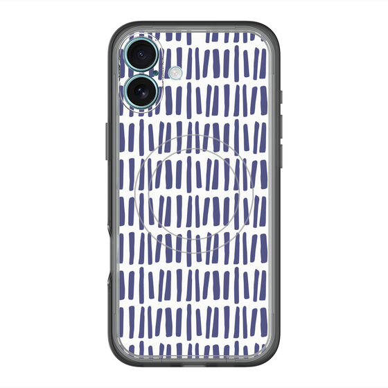 スリムプロテクションプレミアムケース with MagSafe［ Nordic - Blue ］