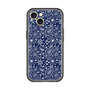 スリムプロテクションプレミアムケース with MagSafe［ ペイズリー - Blue ］