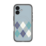 スリムプロテクションプレミアムケース with MagSafe［ Nordic Argyle - Blue ］