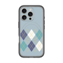 スリムプロテクションプレミアムケース with MagSafe［ Nordic Argyle - Blue ］