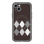 スリムプロテクションプレミアムケース with MagSafe［ Nordic Argyle - Black ］