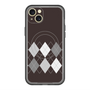 スリムプロテクションプレミアムケース with MagSafe［ Nordic Argyle - Black ］