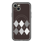 スリムプロテクションプレミアムケース with MagSafe［ Nordic Argyle - Black ］