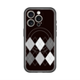 スリムプロテクションプレミアムケース with MagSafe［ Nordic Argyle - Black ］