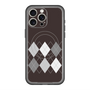 スリムプロテクションプレミアムケース with MagSafe［ Nordic Argyle - Black ］