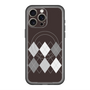 スリムプロテクションプレミアムケース with MagSafe［ Nordic Argyle - Black ］