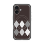 スリムプロテクションプレミアムケース with MagSafe［ Nordic Argyle - Black ］