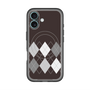 スリムプロテクションプレミアムケース with MagSafe［ Nordic Argyle - Black ］