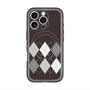 スリムプロテクションプレミアムケース with MagSafe［ Nordic Argyle - Black ］