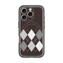 スリムプロテクションプレミアムケース with MagSafe［ Nordic Argyle - Black ］